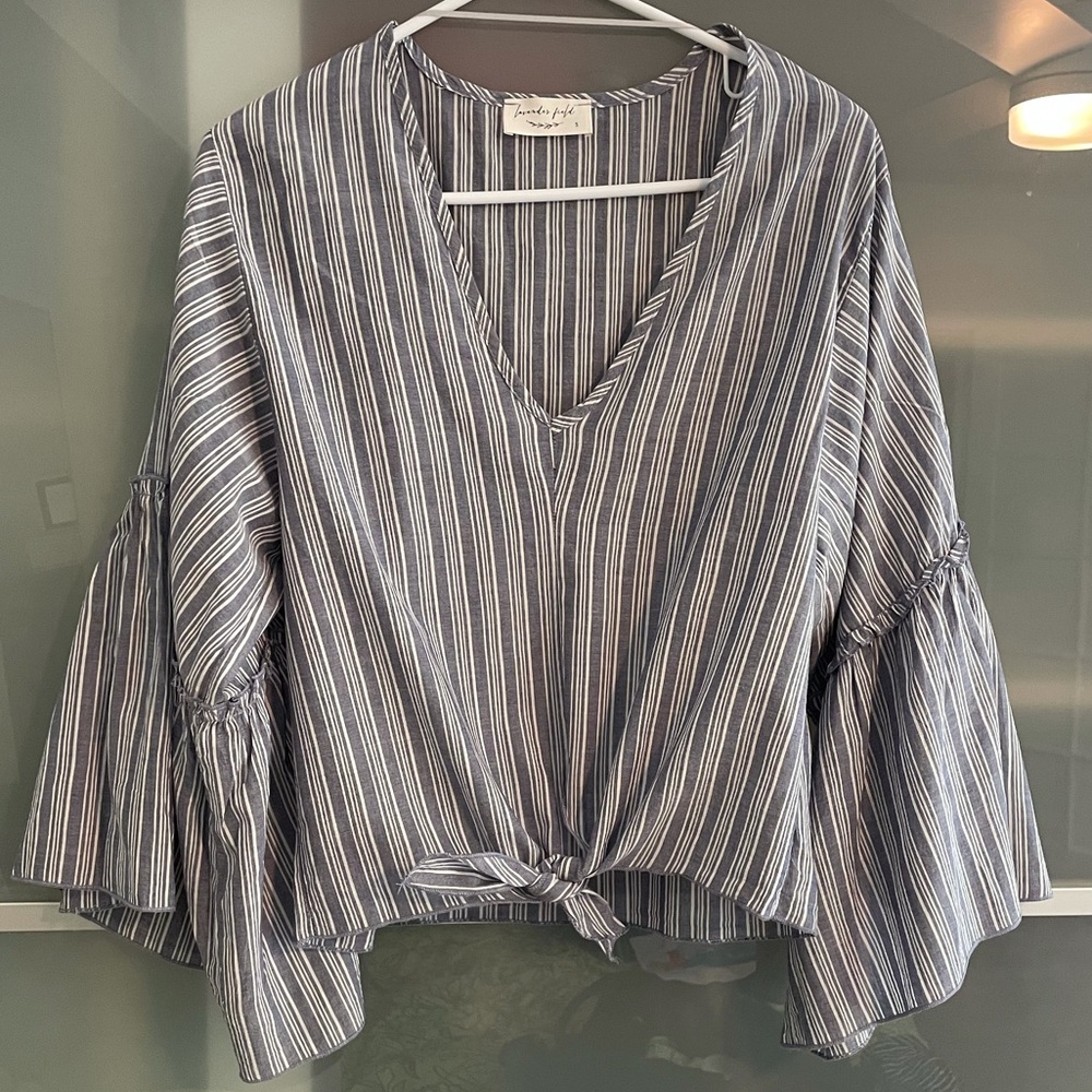 Lavender field blouse